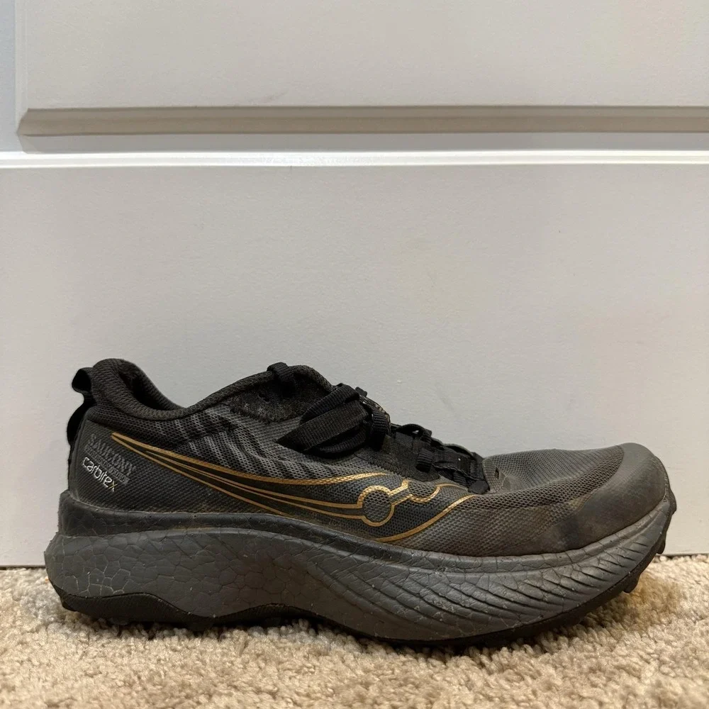 Saucony Endorphin Edge Shoes Womens Sz 9 Black Trail Running Sneakers S10773-10